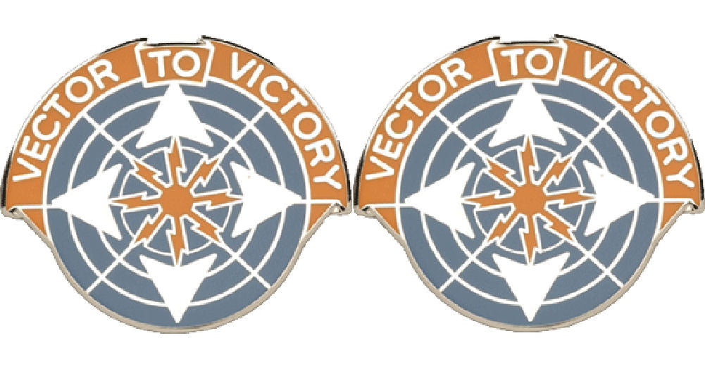 29th Air Traffic Control Group Distinctive Unit Insignia - Pair - Vector To Victory