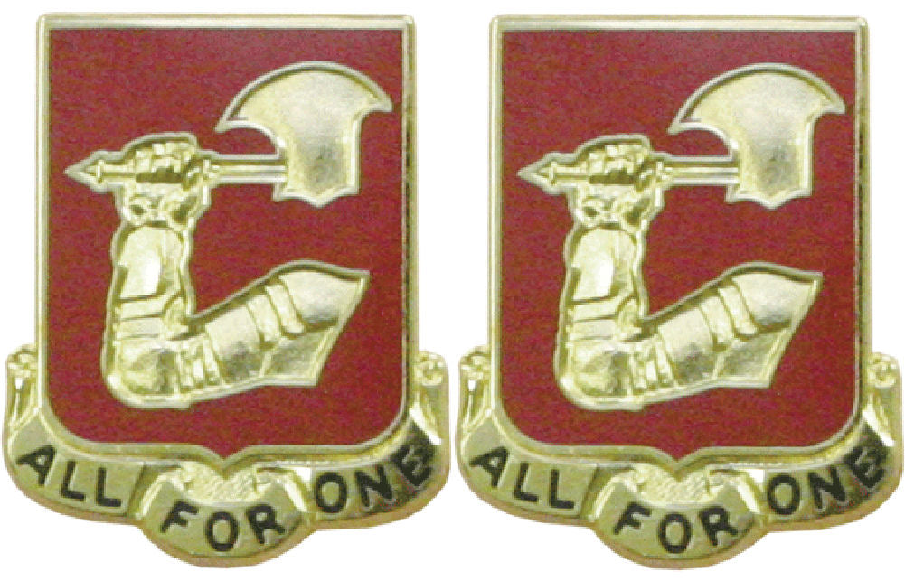 40th Field Artillery Distinctive Unit Insignia - Pair - All For One