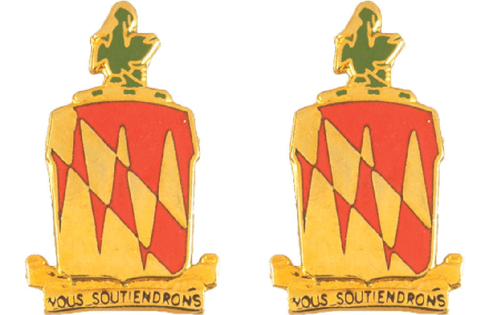 42nd Field Artillery Brigade Distinctive Unit Insignia - Pair - Nous Soutiendrons