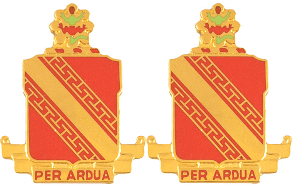 44th Air Defense Artillery Distinctive Unit Insignia - Pair - Per Ardua