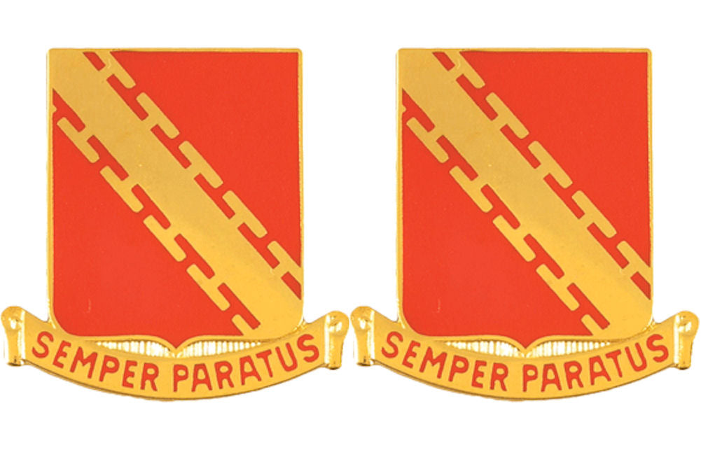 52nd Air Defense Artillery Distinctive Unit Insignia - Pair - Semper Paratus