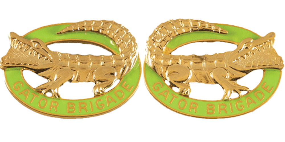 53rd Infantry Brigade Distinctive Unit Insignia - Pair - Gator Brigade