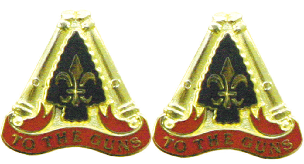 54th Field Artillery Brigade Distinctive Unit Insignia - Pair - To The Guns