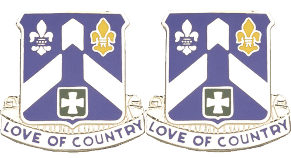 58th Infantry Distinctive Unit Insignia - Pair - Love Of Country