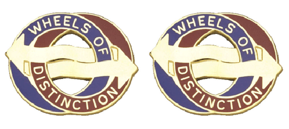 68th Support Battalion Distinctive Unit Insignia - Pair - Wheels Of Distinction