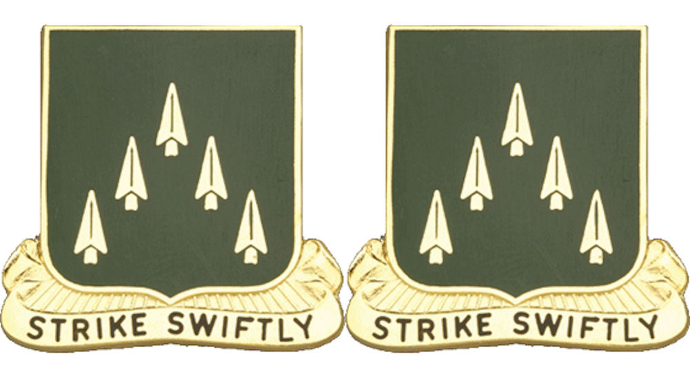 70th Armor Distinctive Unit Insignia - Pair - Strike Swiftly