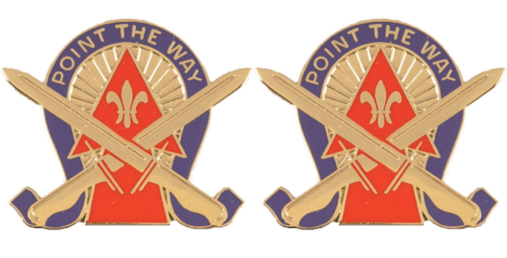 76th Infantry Brigade Distinctive Unit Insignia - Pair - Point The Way