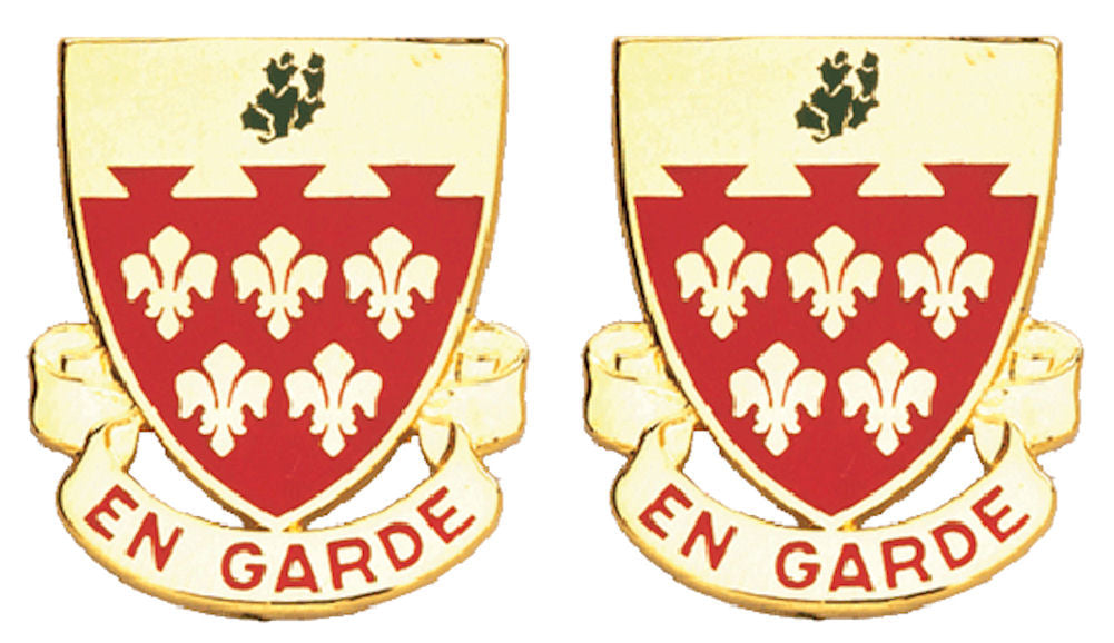 77th Field Artillery Distinctive Unit Insignia - Pair - En Garde