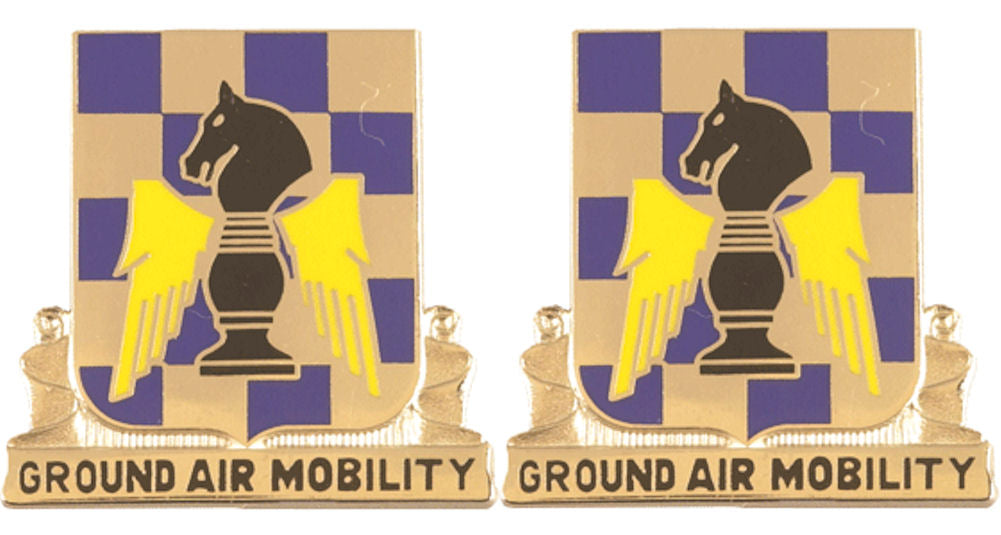 82nd Aviation Battalion Distinctive Unit Insignia - Pair - Ground Air Mobility