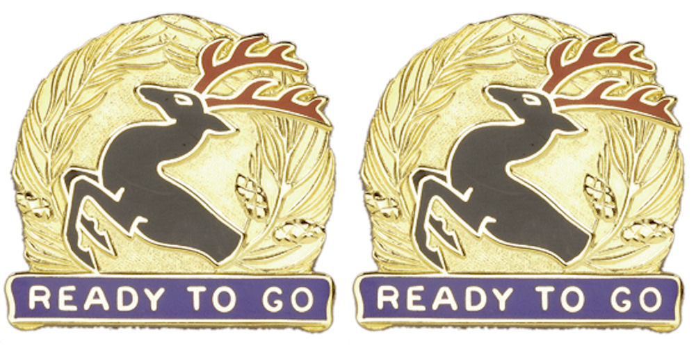 86th Armored Brigade Distinctive Unit Insignia - Pair - Ready to Go