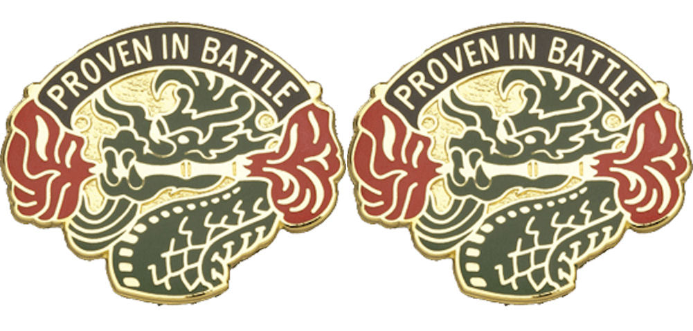 89th Military Police MP Brigade Distinctive Unit Insignia - Pair - Proven In Battle