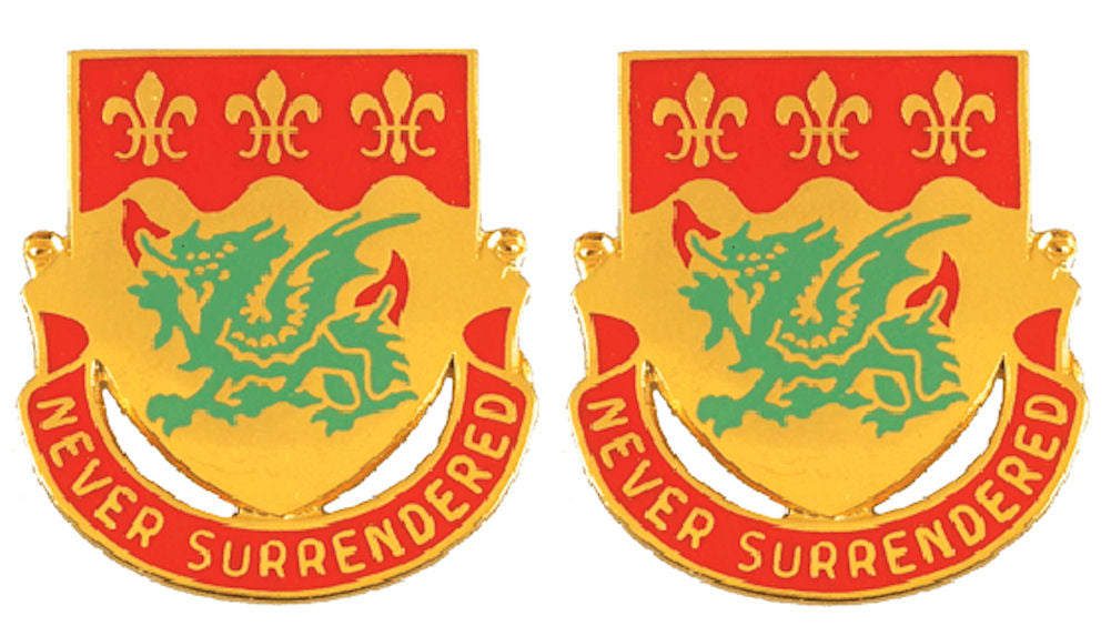 263rd ARMOR BATTALION Distinctive Unit Insignia - Pair
