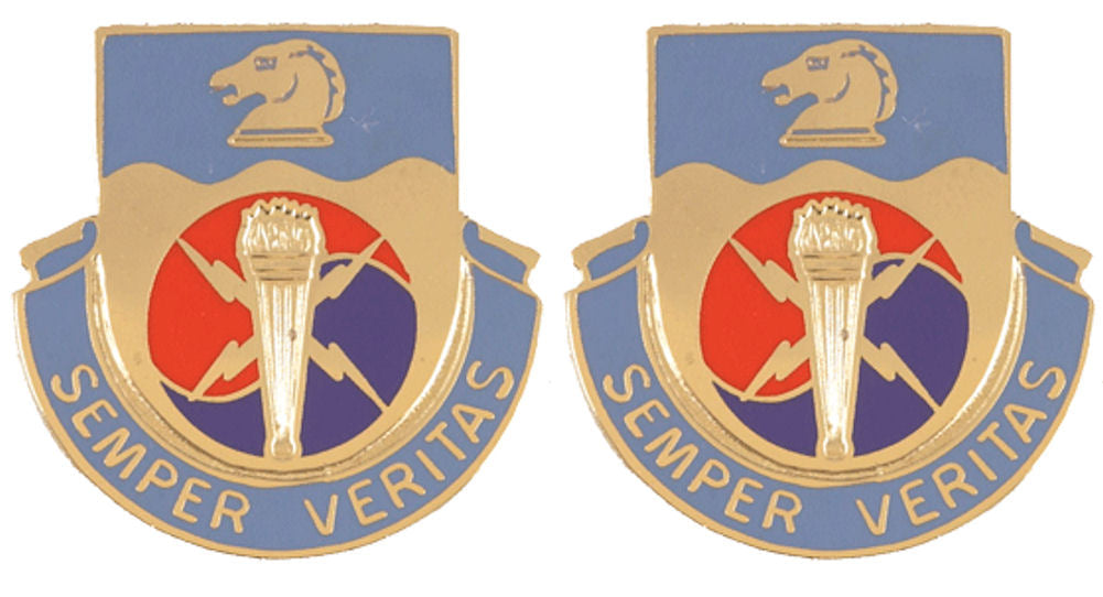 312th MILITARY INTELLIGENCE BATTALION Distinctive Unit Insignia - Pair