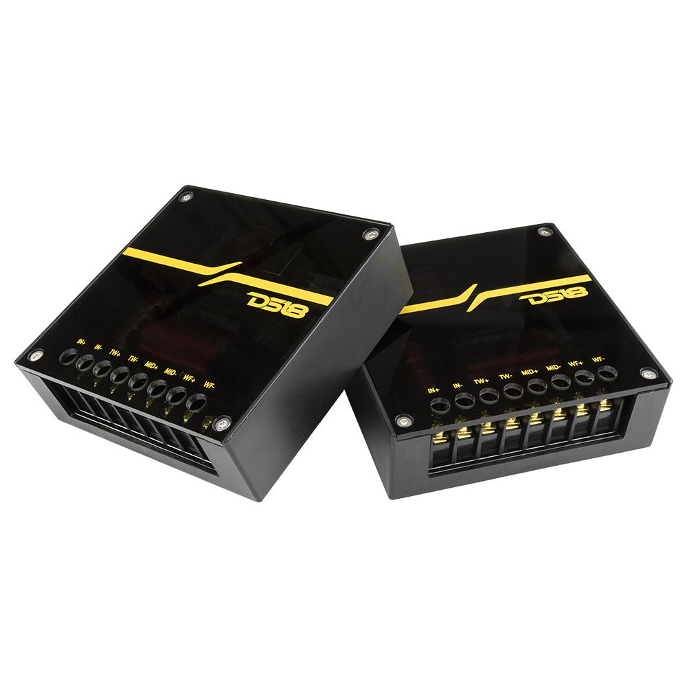 DX 6.5" 3- Way Neodymium Component Speaker System With Carbon Fiber Cone 290 Watts Rms 4-Ohm