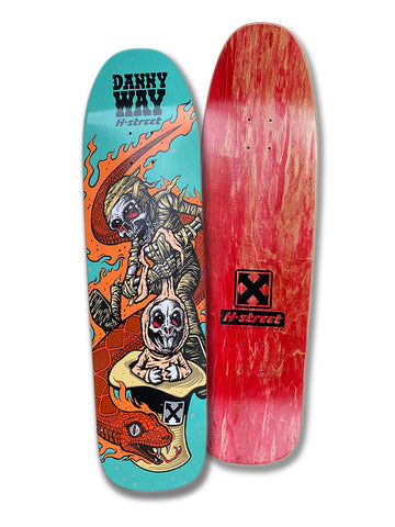 H-Street Danny Way Serpent & Rabbit 9" Skateboard Deck