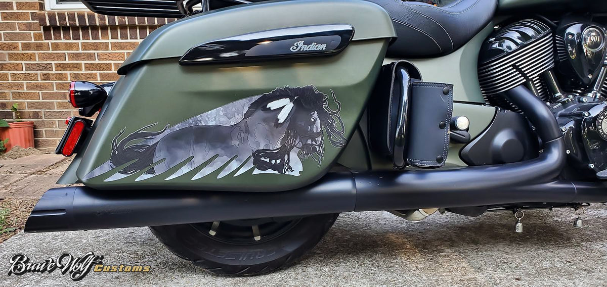 Dark Horse - Saddlebag - V1 - Rounded & Square Bags