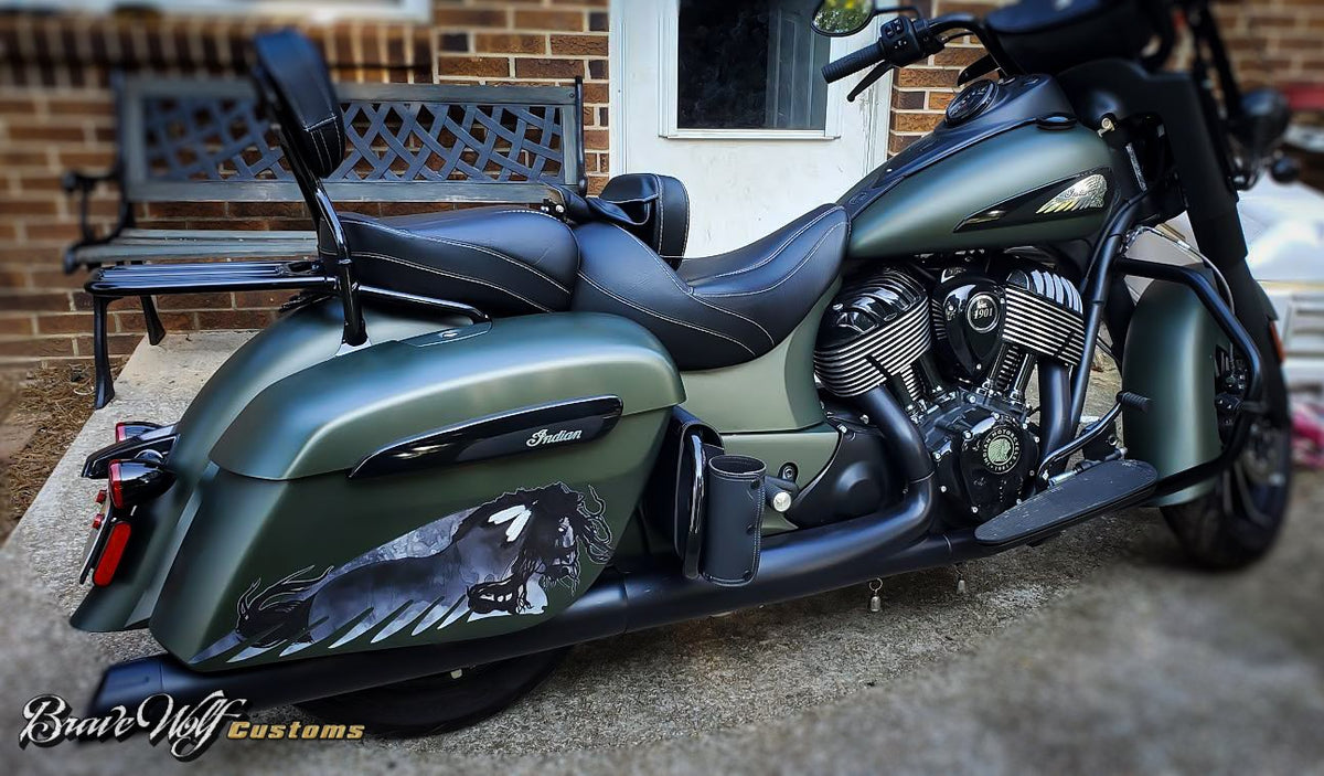 Dark Horse - Saddlebag - V1 - Rounded & Square Bags