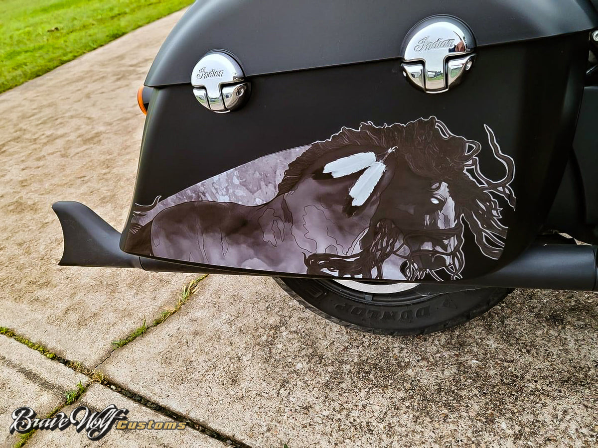 Dark Horse - Saddlebag - V2 - Square Bags