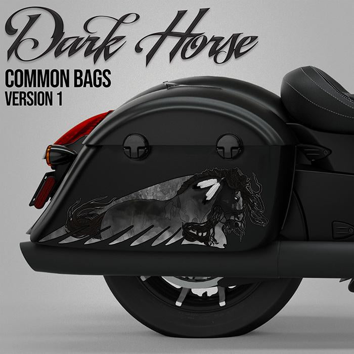 Dark Horse - Saddlebag - V1 - Rounded & Square Bags