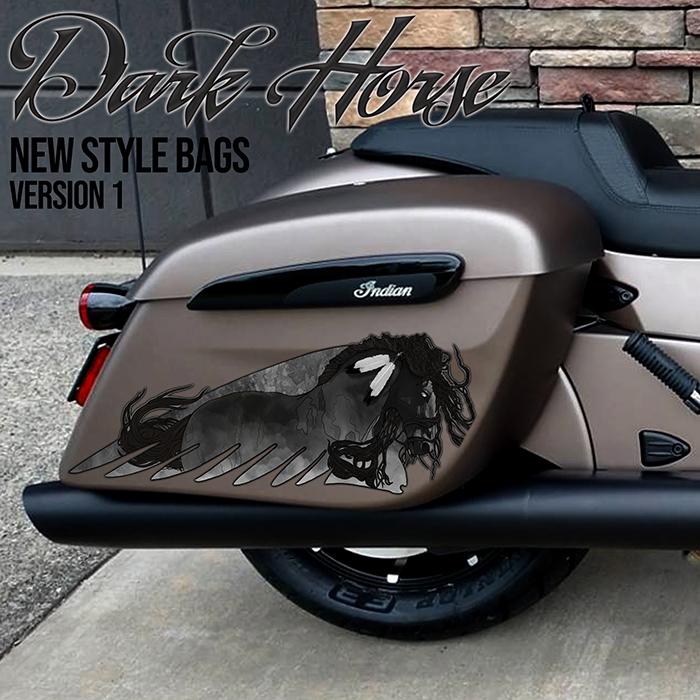 Dark Horse - Saddlebag - V1 - Rounded & Square Bags