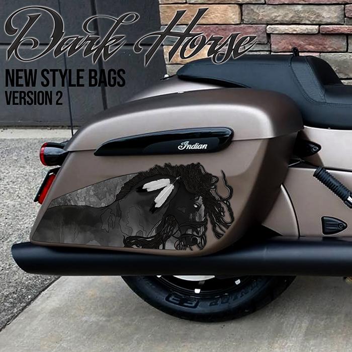 Dark Horse - Saddlebag - V2 - Square Bags