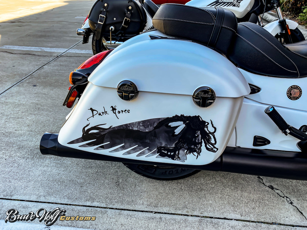 Dark Horse - Saddlebag - V1 - Rounded & Square Bags