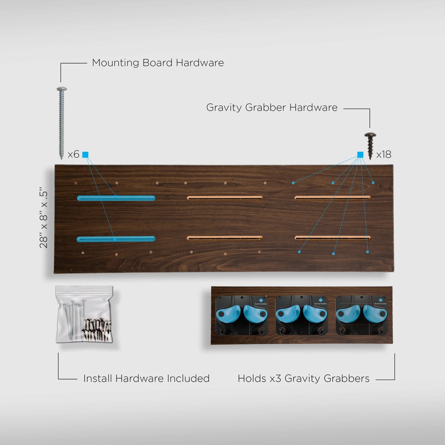 Cyan Bundle Maple Board