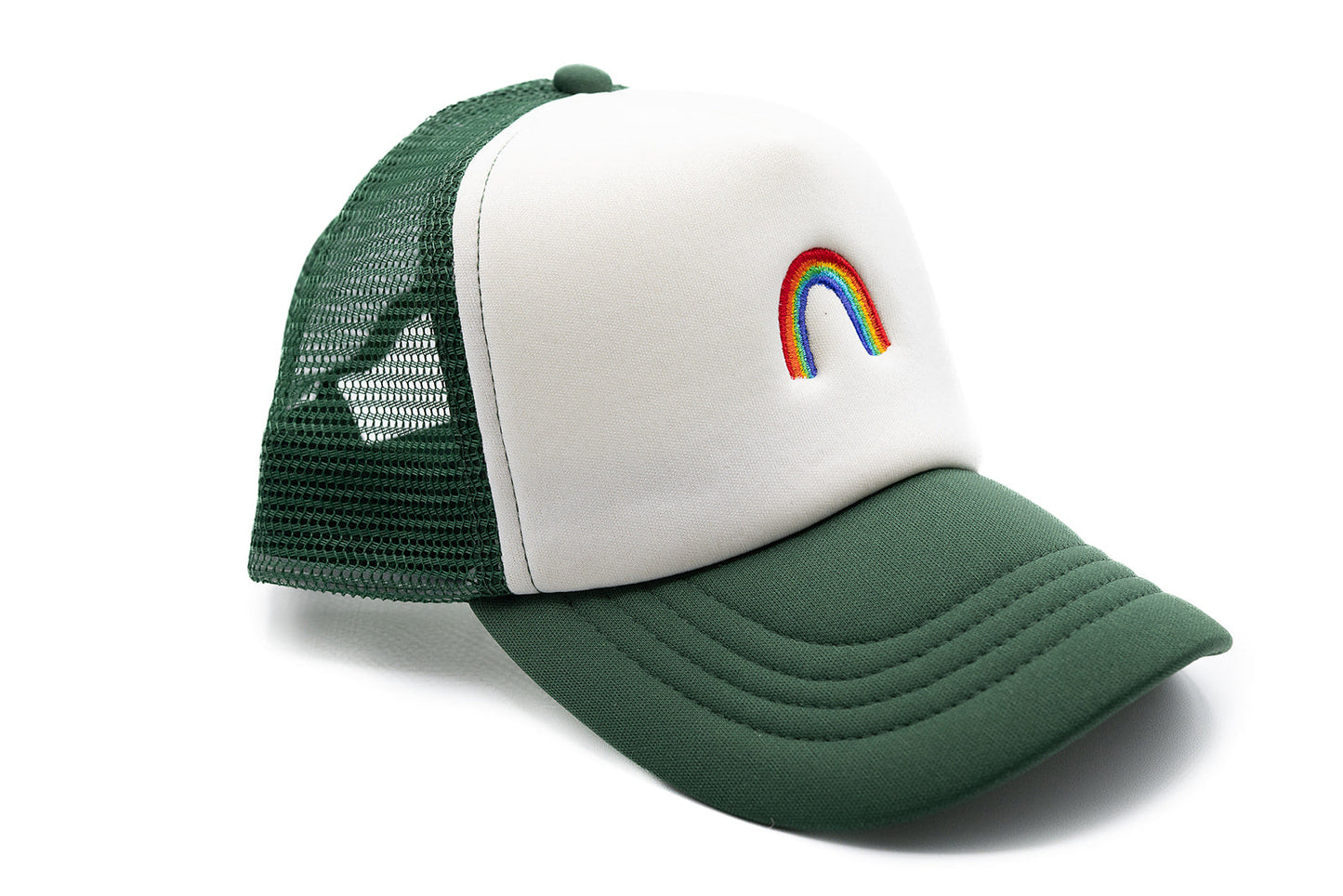 Tiny Rainbow Trucker Hat