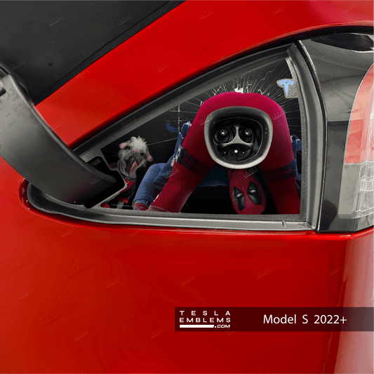 Deadpool Cheeky Charging Tesla Charge Port Wrap | Model S