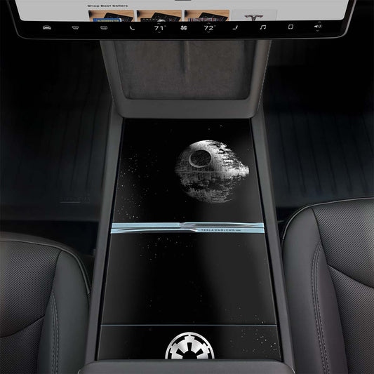 Death Star Starwars | Tesla Center Console Wrap Kit | Model Y 2026