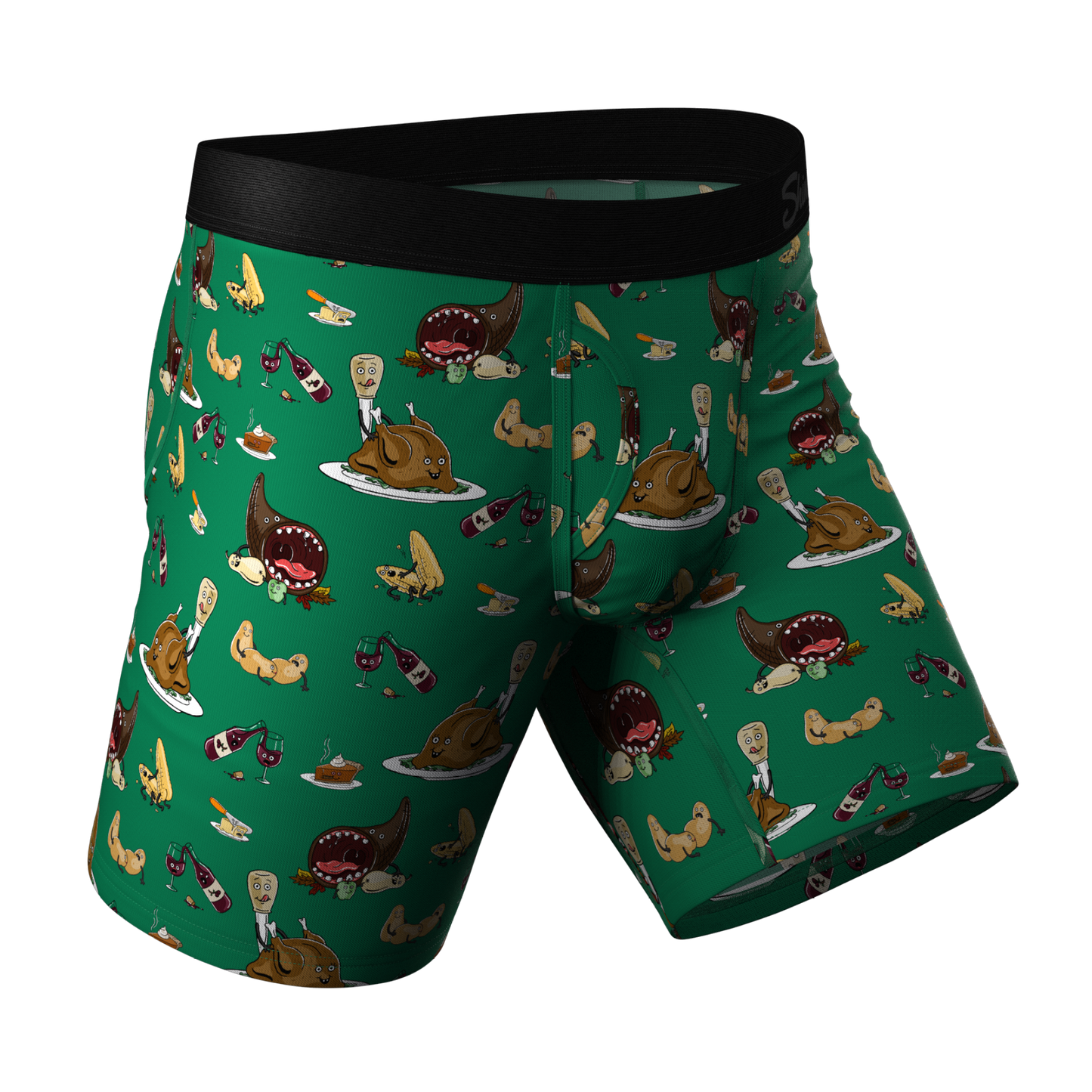 The Debauch Banquet | Thanksgiving Long Leg Ball Hammock® Pouch Underwear With Fly