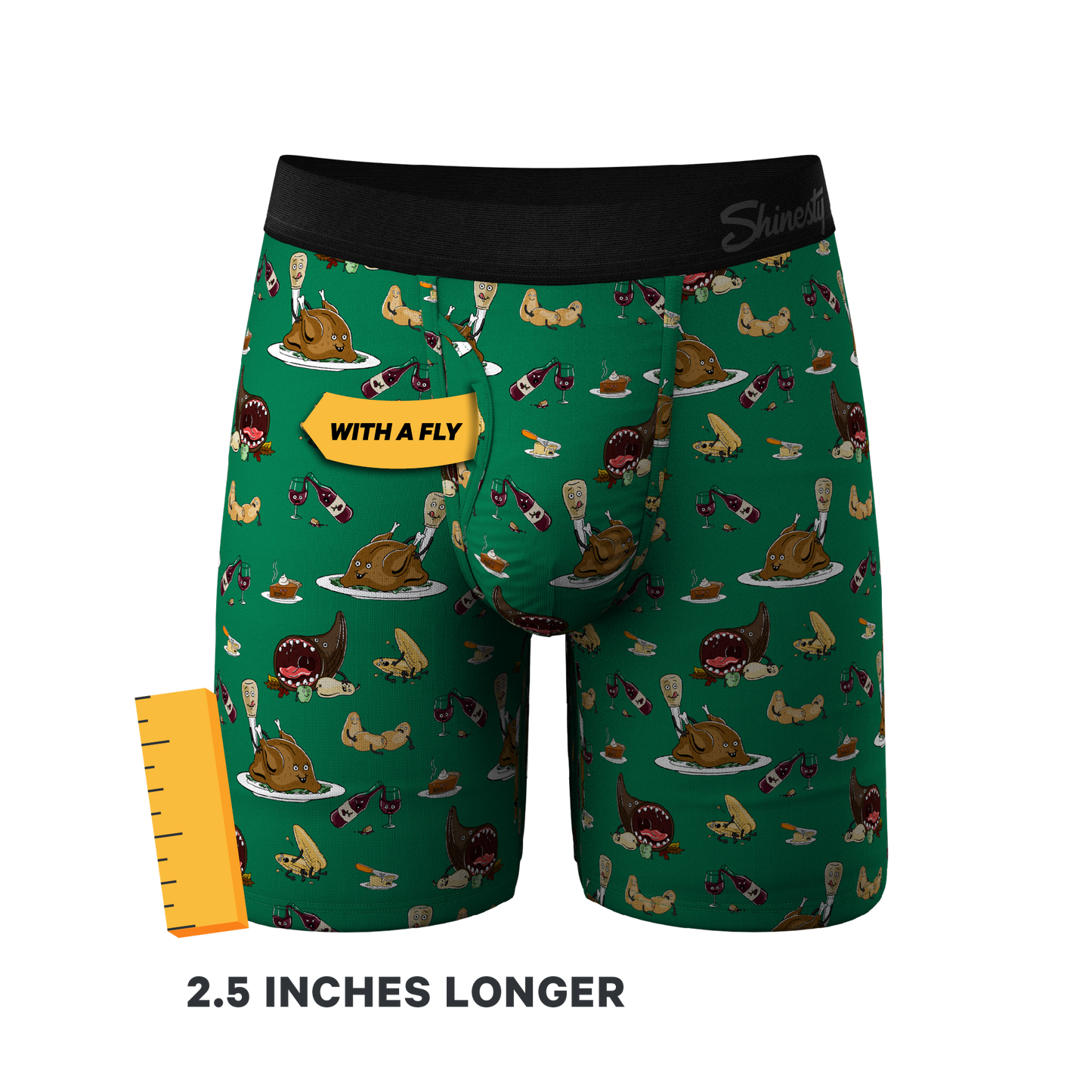 The Debauch Banquet | Thanksgiving Long Leg Ball Hammock® Pouch Underwear With Fly