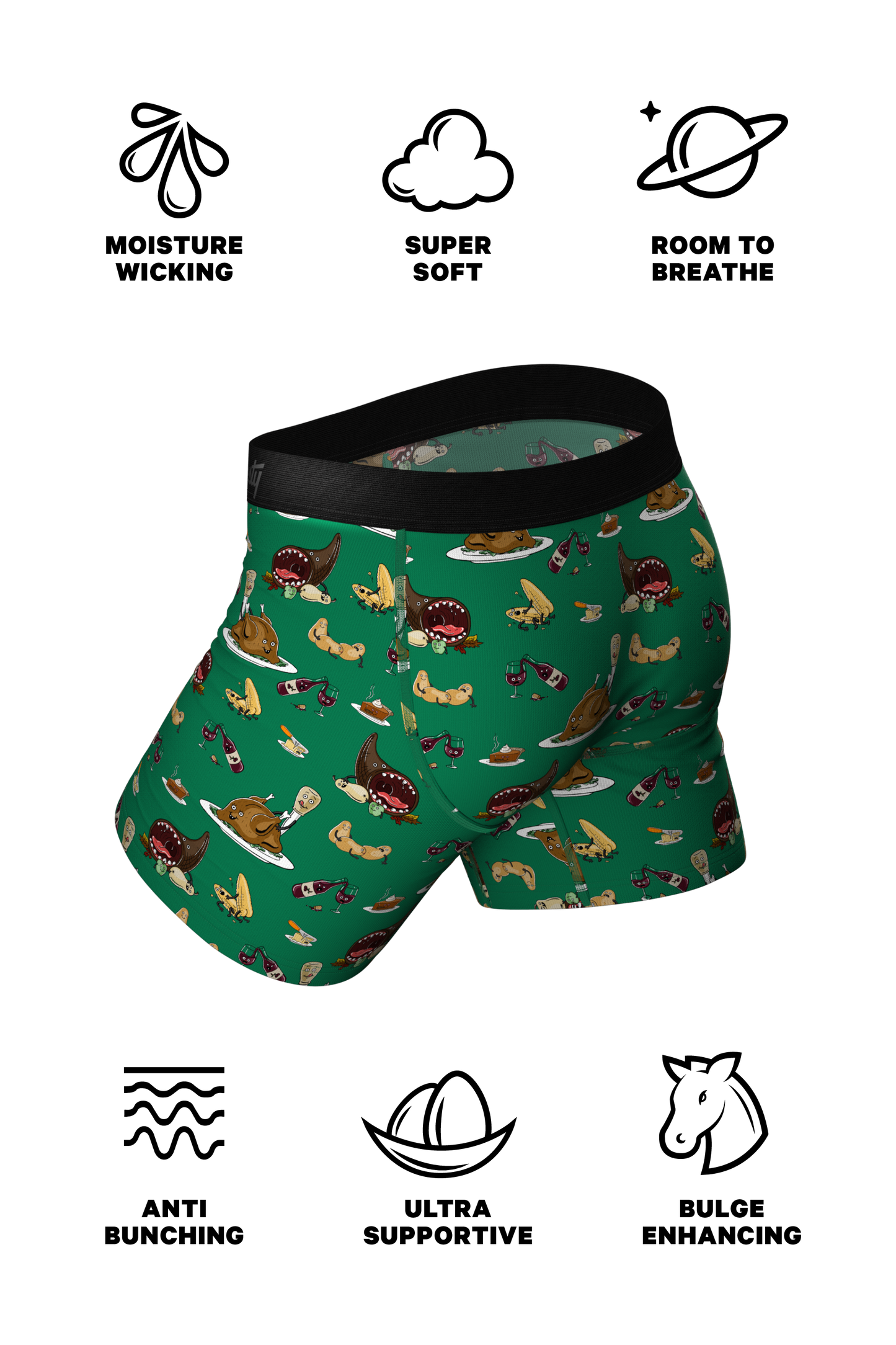 The Debauch Banquet | Dinner Party Ball Hammock® Pouch Underwear With Fly
