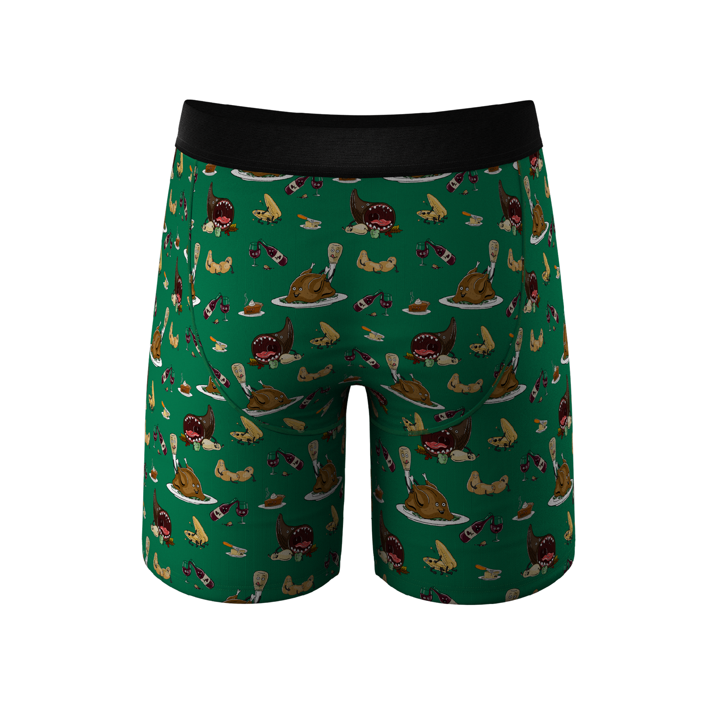 The Debauch Banquet | Thanksgiving Long Leg Ball Hammock® Pouch Underwear With Fly