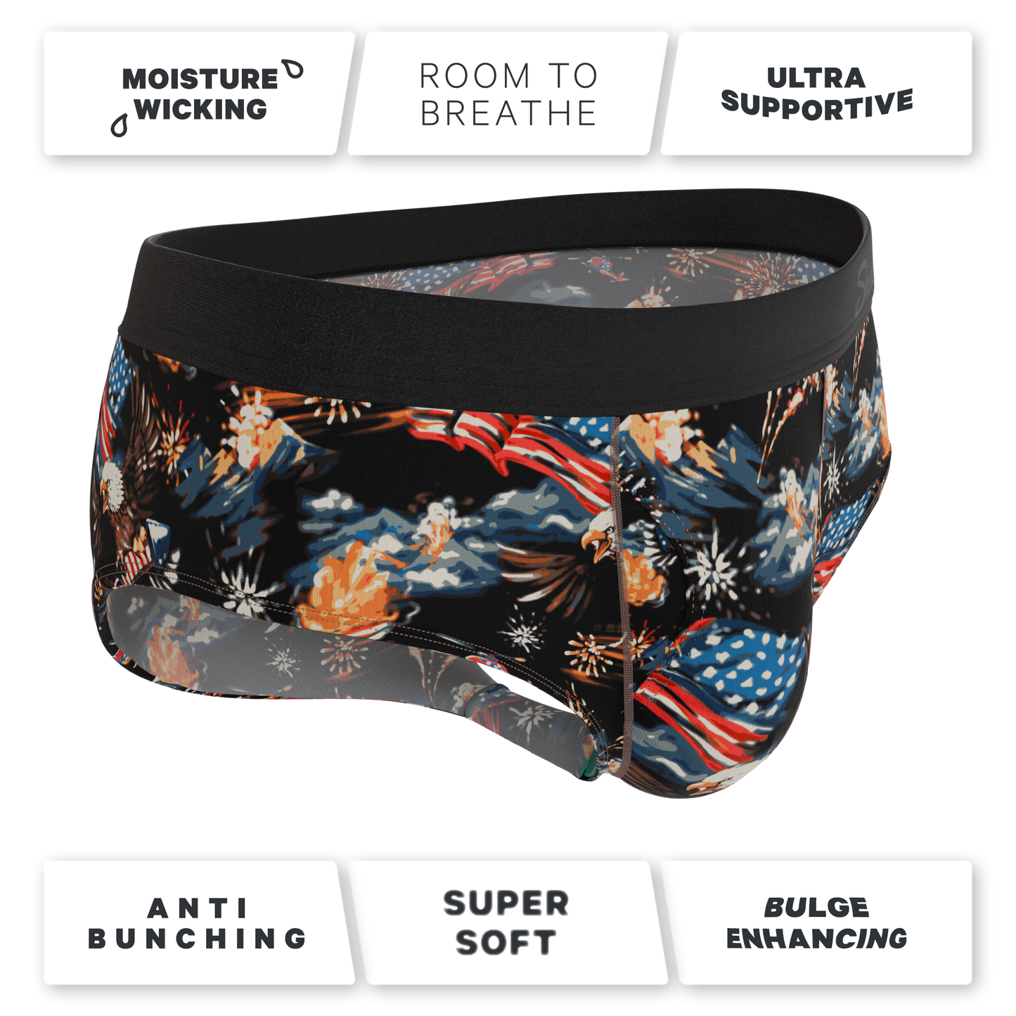 The Declaration | Americana Eagles Ball Hammock® Pouch Underwear Briefs