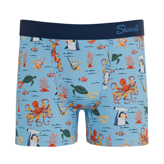 The Deep End | Sea Creatures Boy's Boxer Briefs