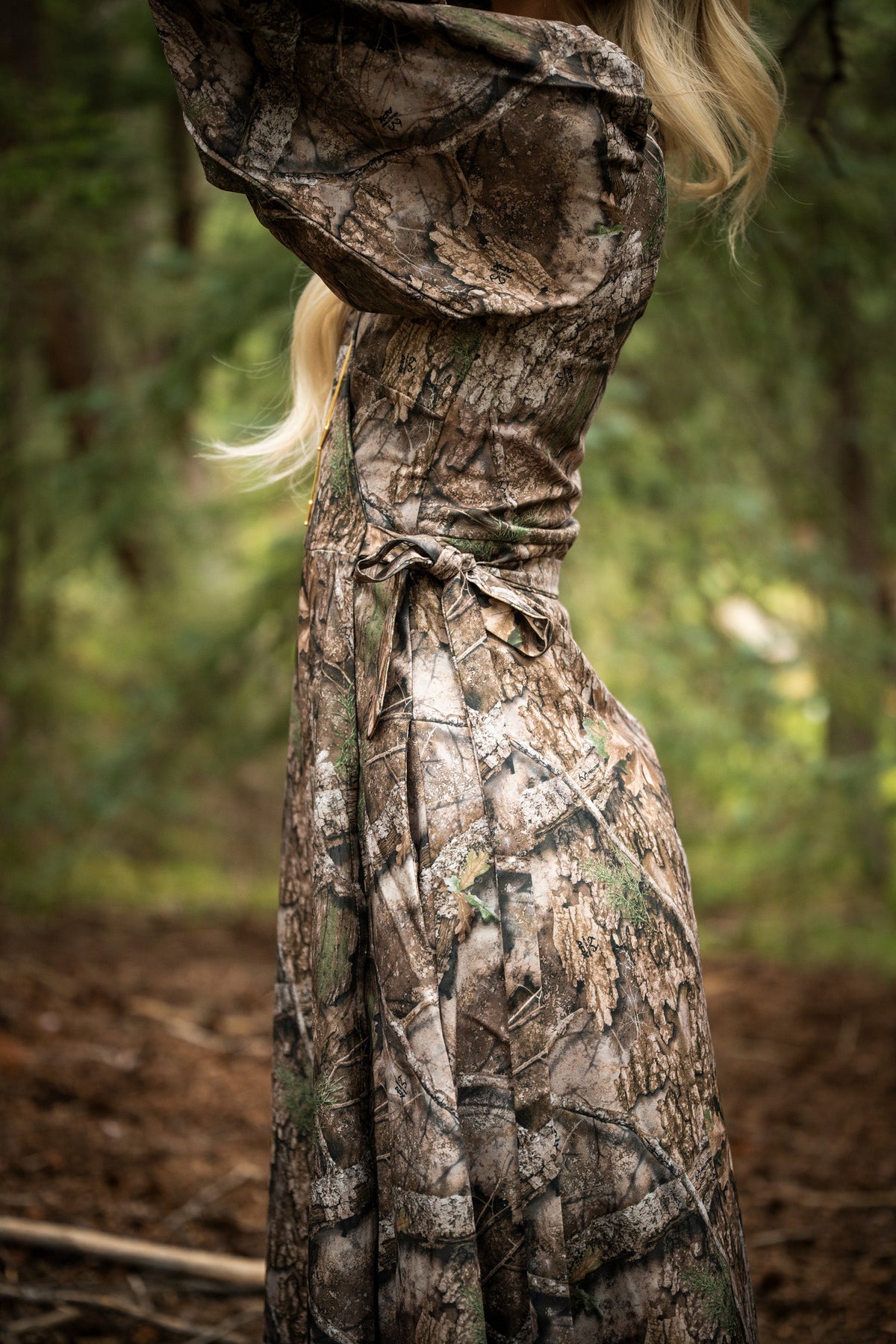 The Deerly Departed | RealTree x Shinesty Camouflage Long Sleeve Dress