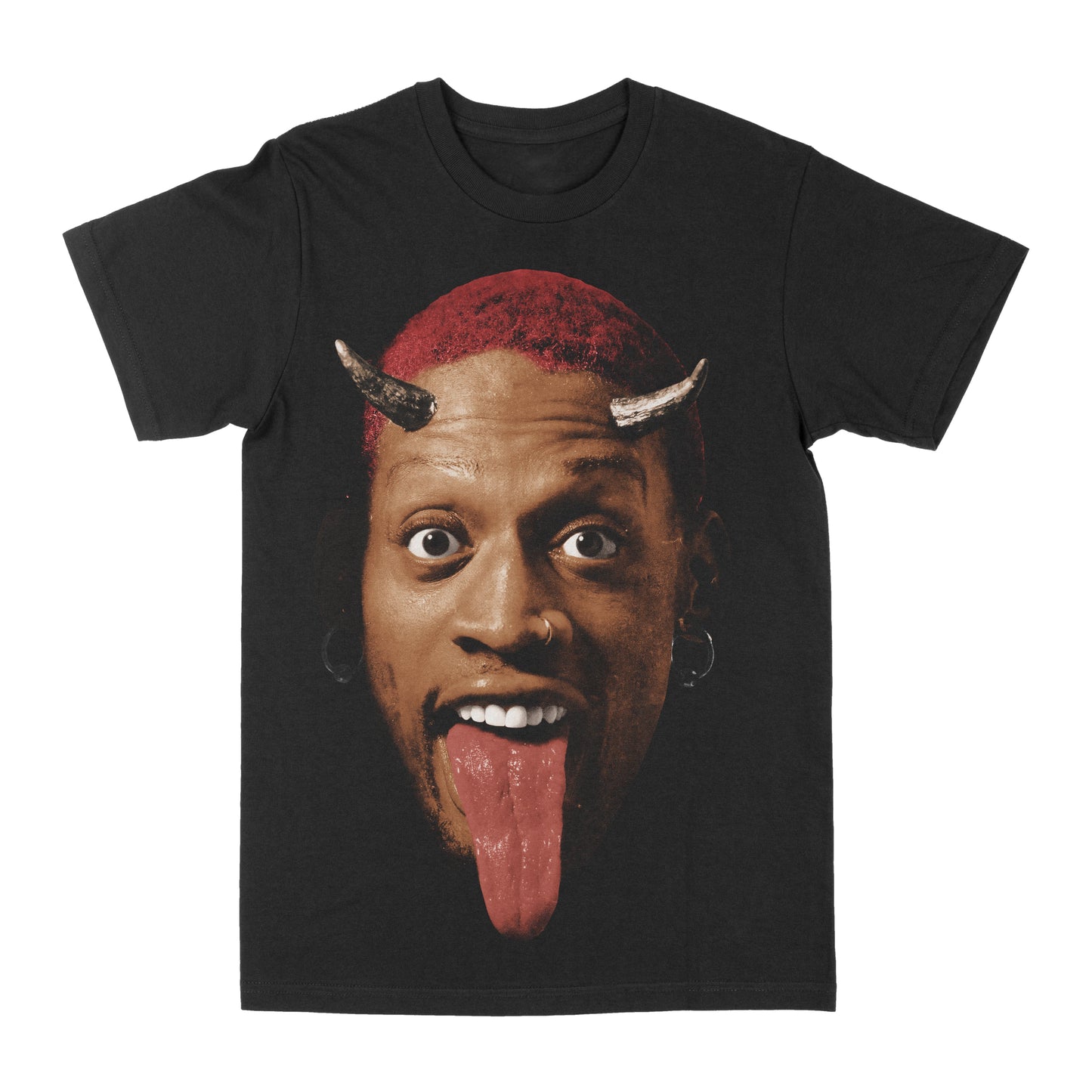 Dennis Rodman "Big Face Horns" Graphic Tee