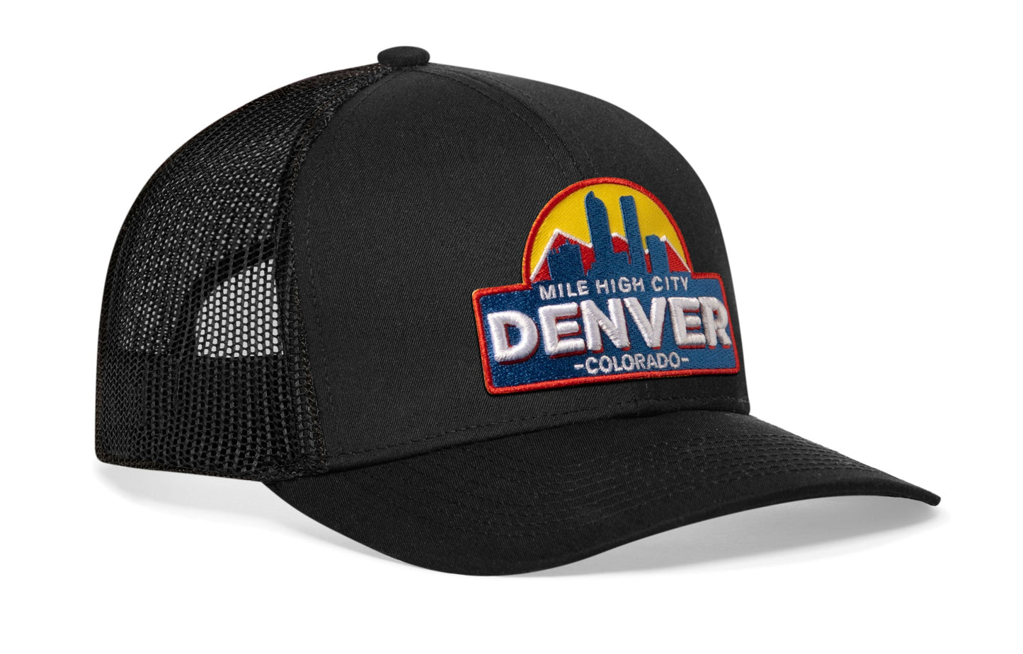 Denver Mile High City Trucker Hat  |  Cityscape Snapback