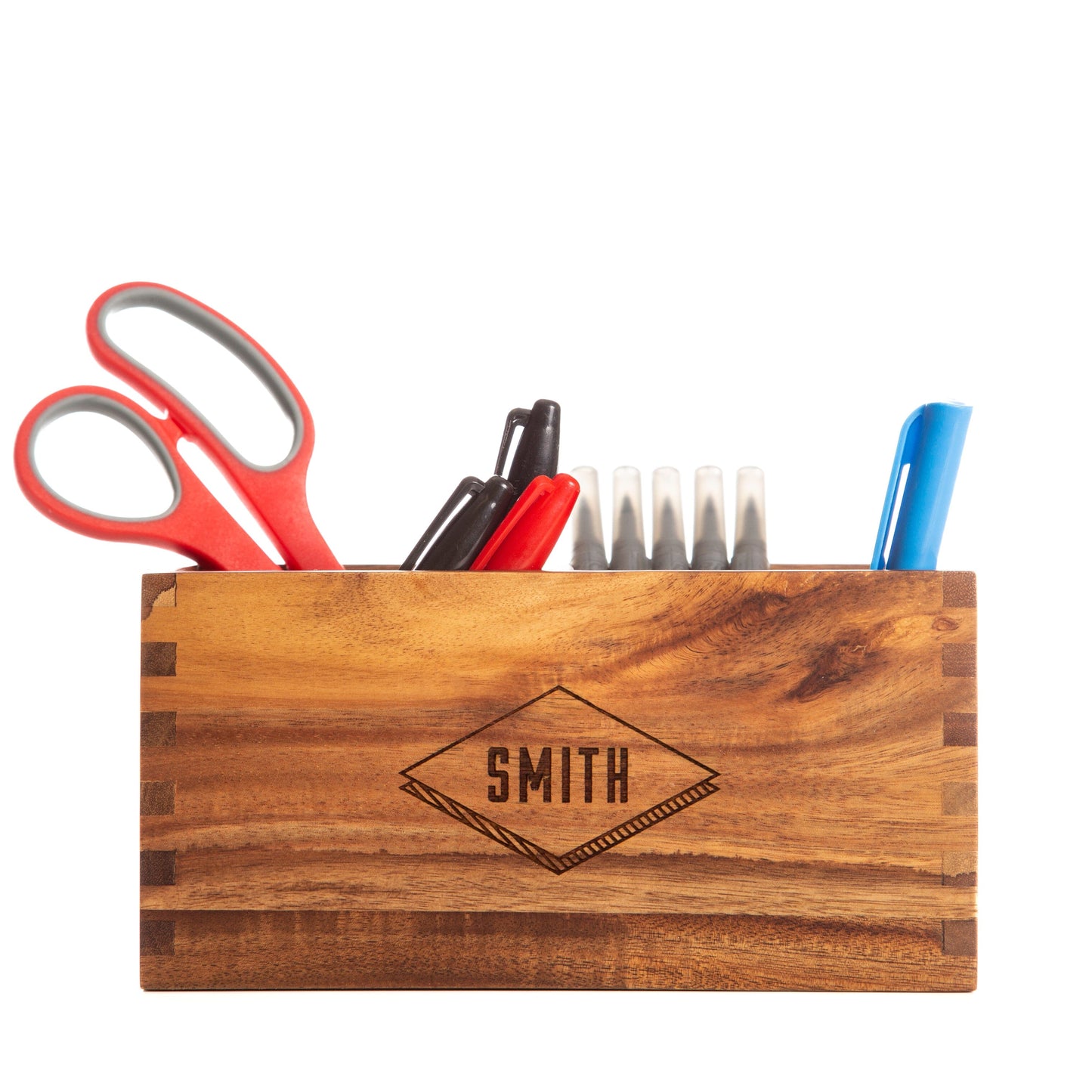 Acacia Desk Organizer: Diamond