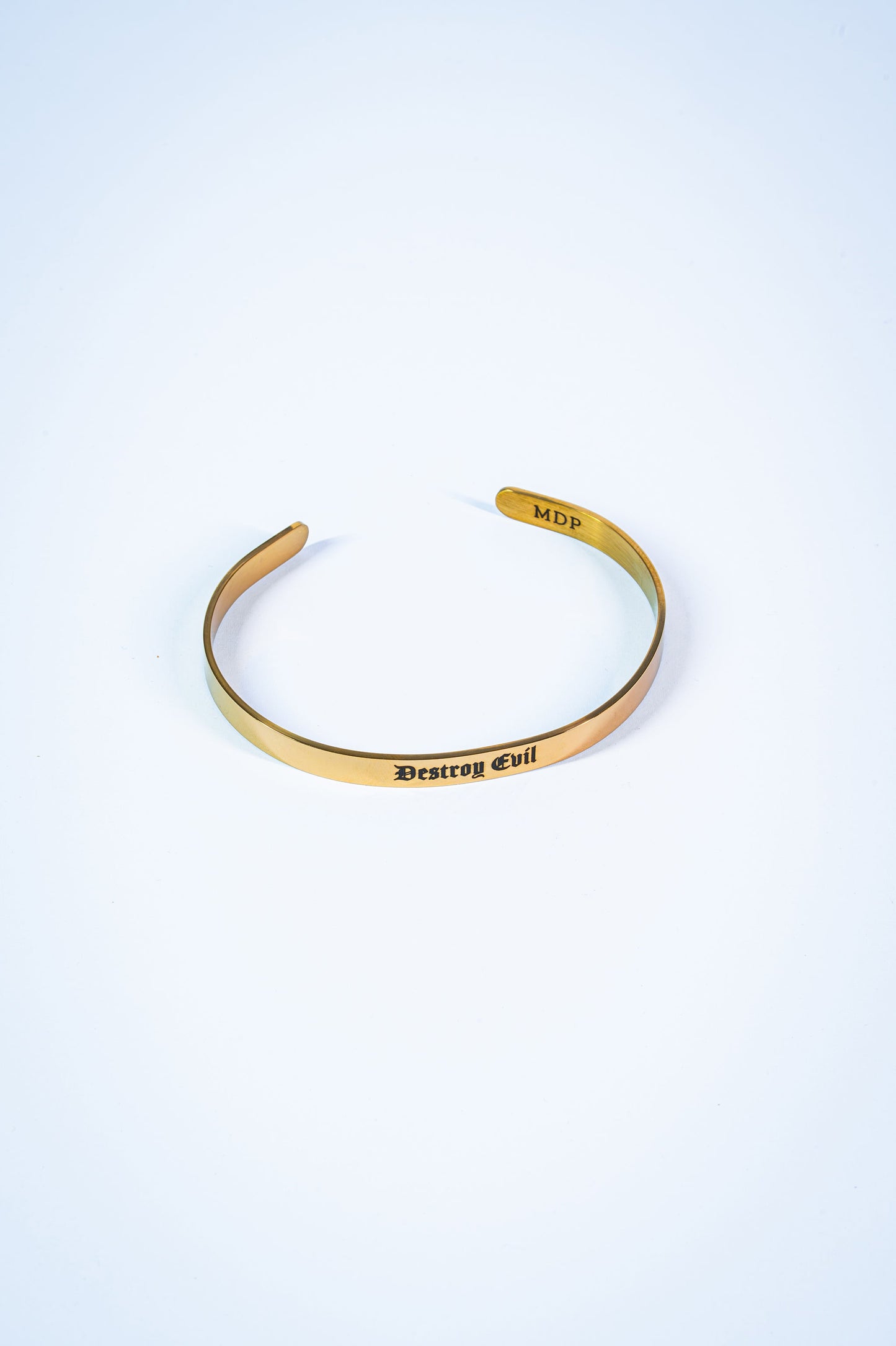 Destroy Evil Stainless Steel Cuff