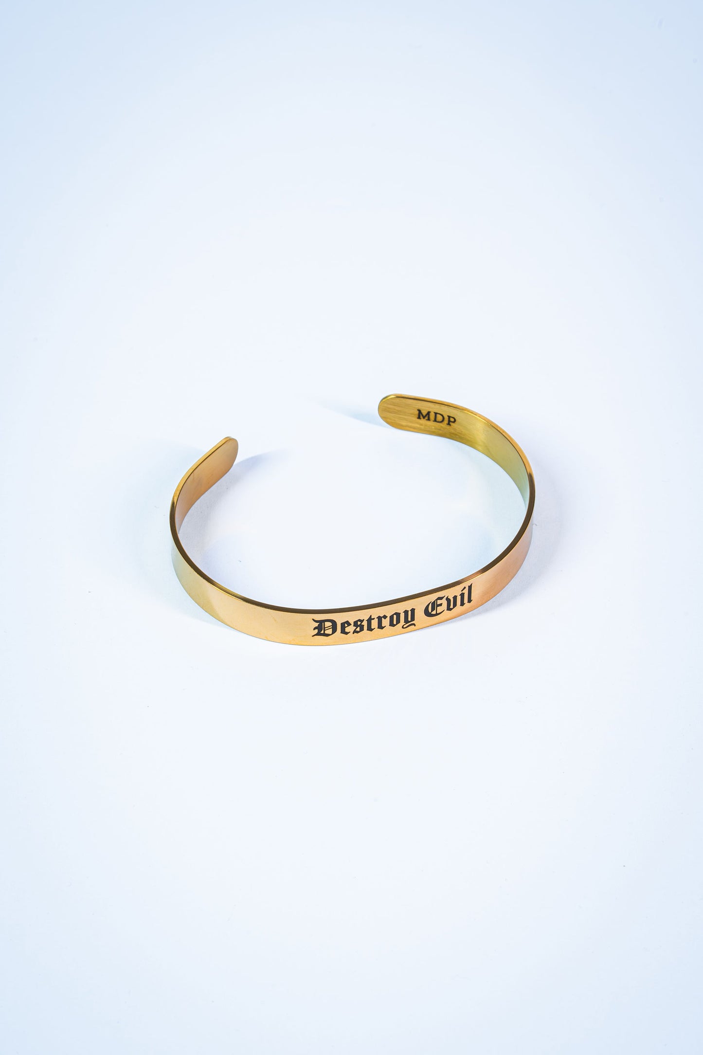 Destroy Evil Stainless Steel Cuff