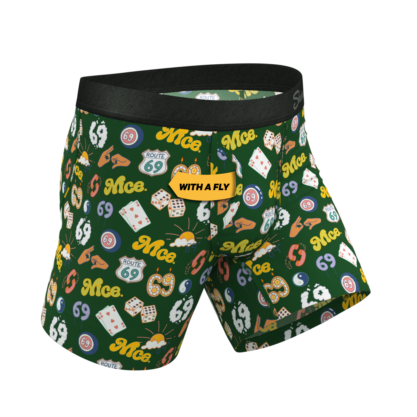 The Wine Dine & 69 | Route 69 Ball Hammock® Pouch Underwear With Fly