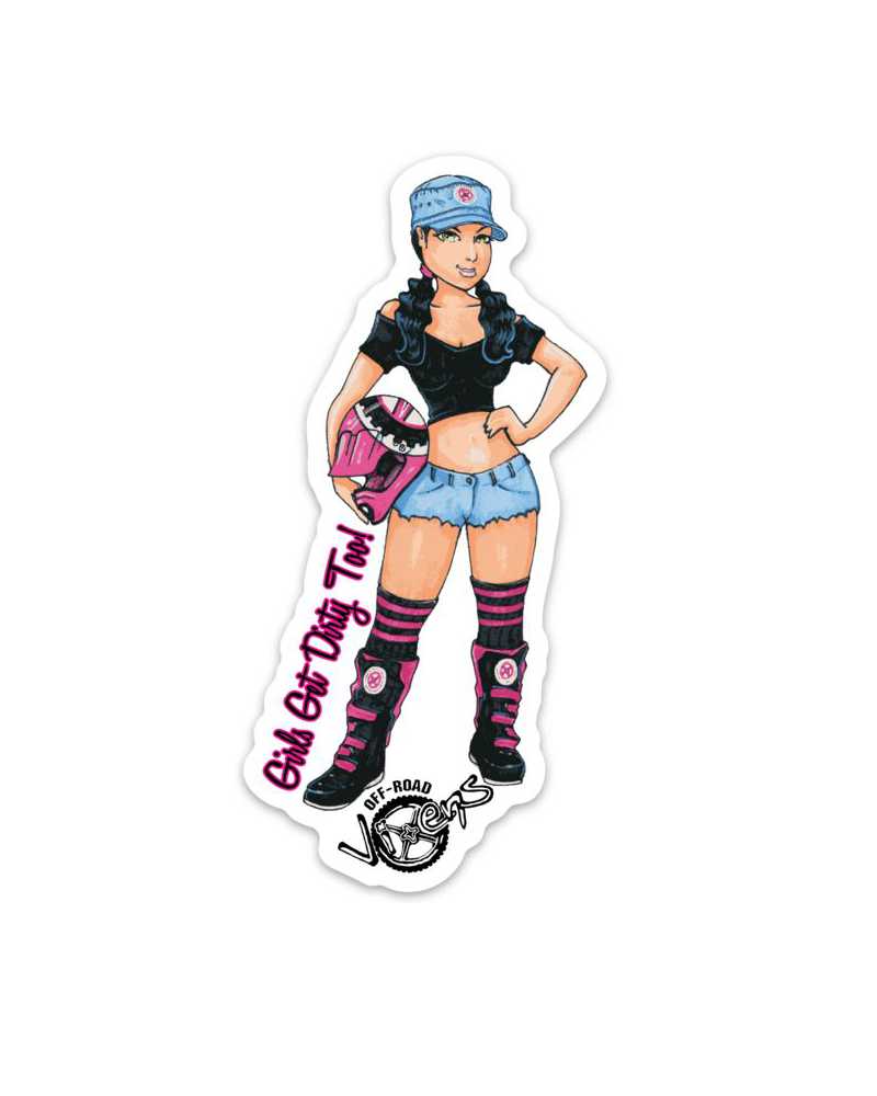 Dirt Girl Printed Decal