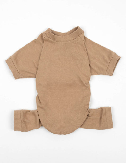 Dog's Solid Color Neutral Pajamas