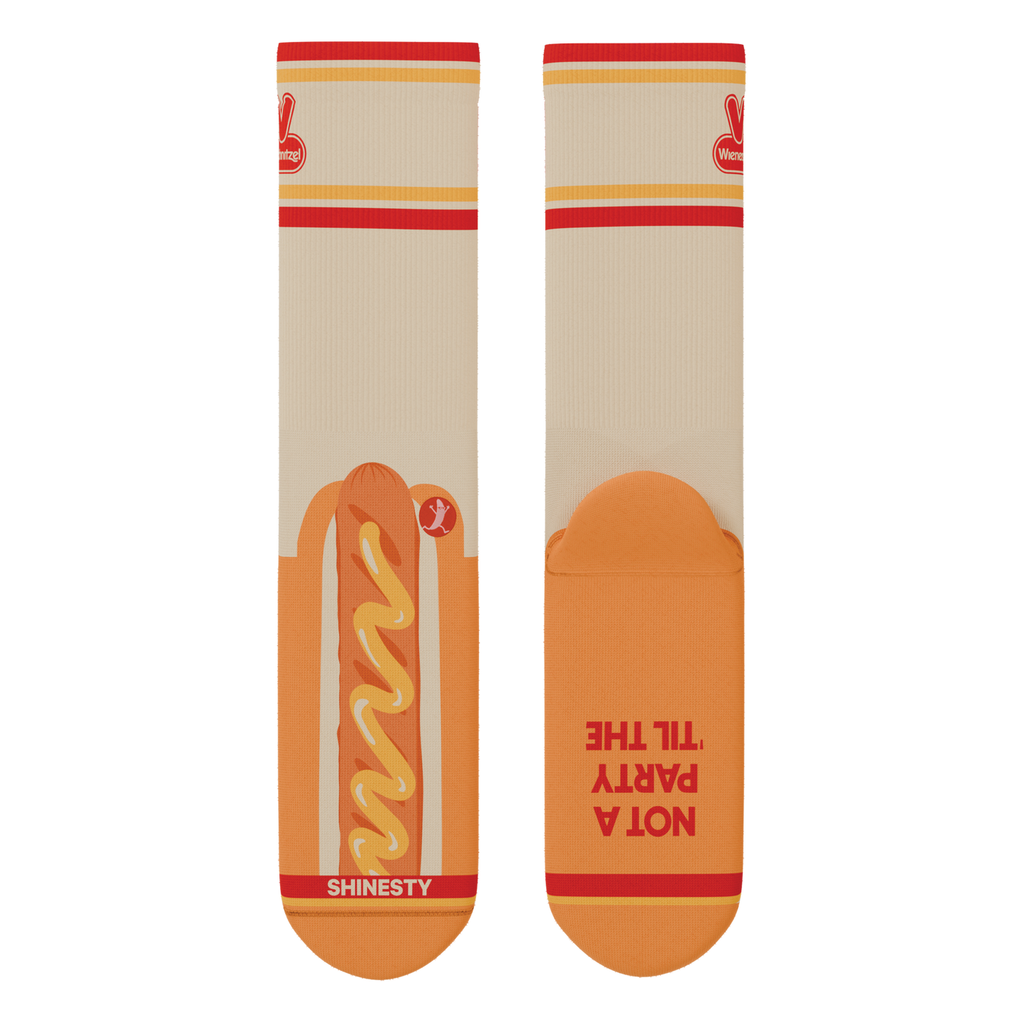 The Dog On Dog | Shinesty x Wienerschnitzel Heel Hammock™ Crew Socks