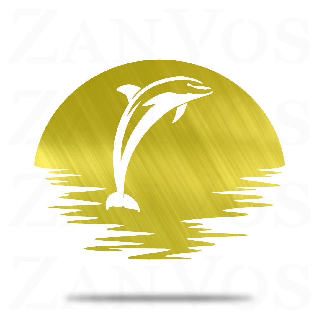 Dolphin Jumping Wall Art