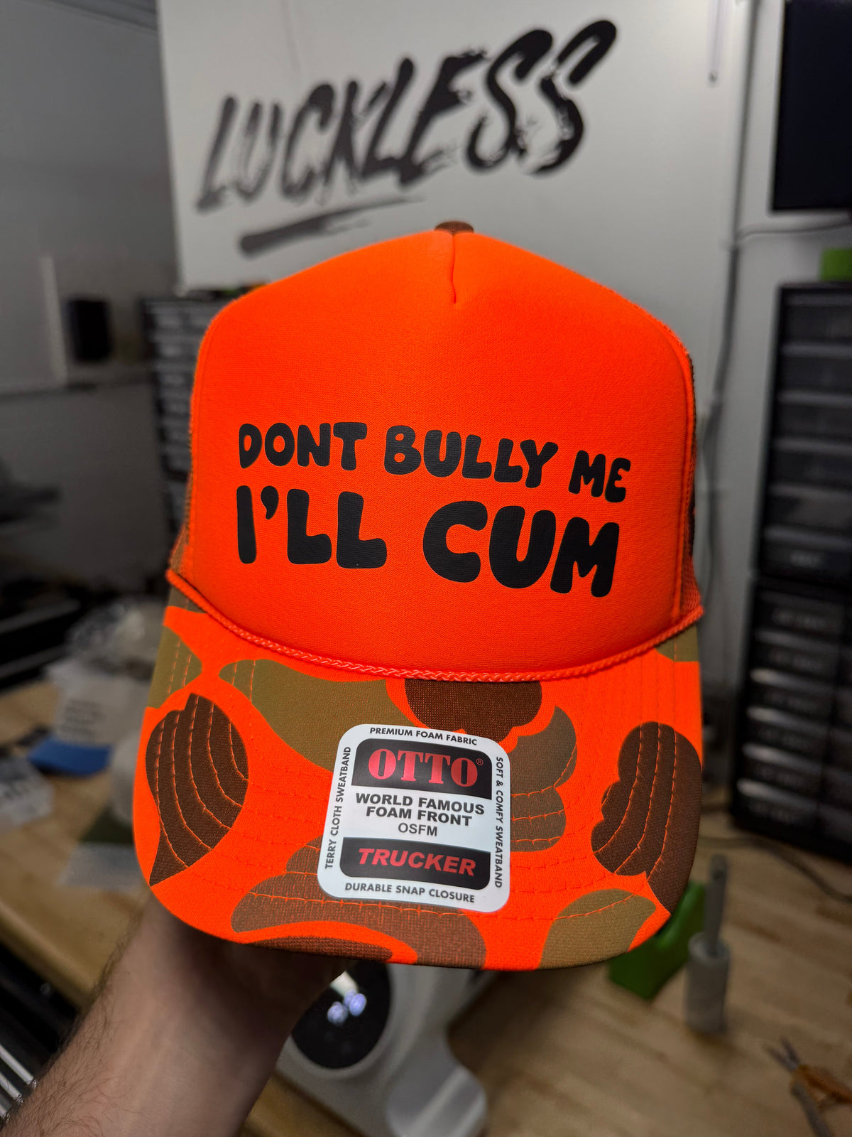 Don’t Bully Me I'll Cum Trucker Hat