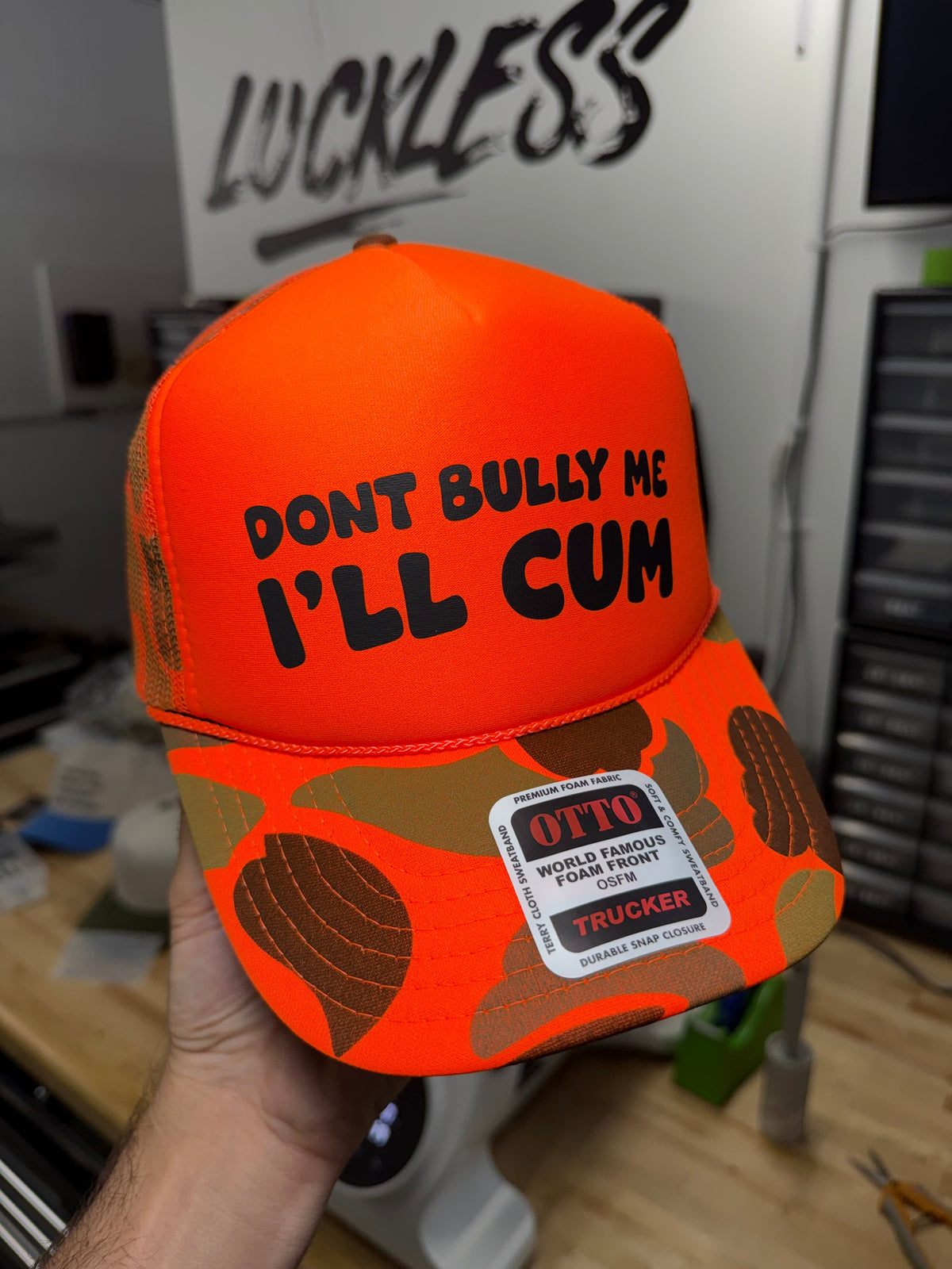 Don’t Bully Me I'll Cum Trucker Hat