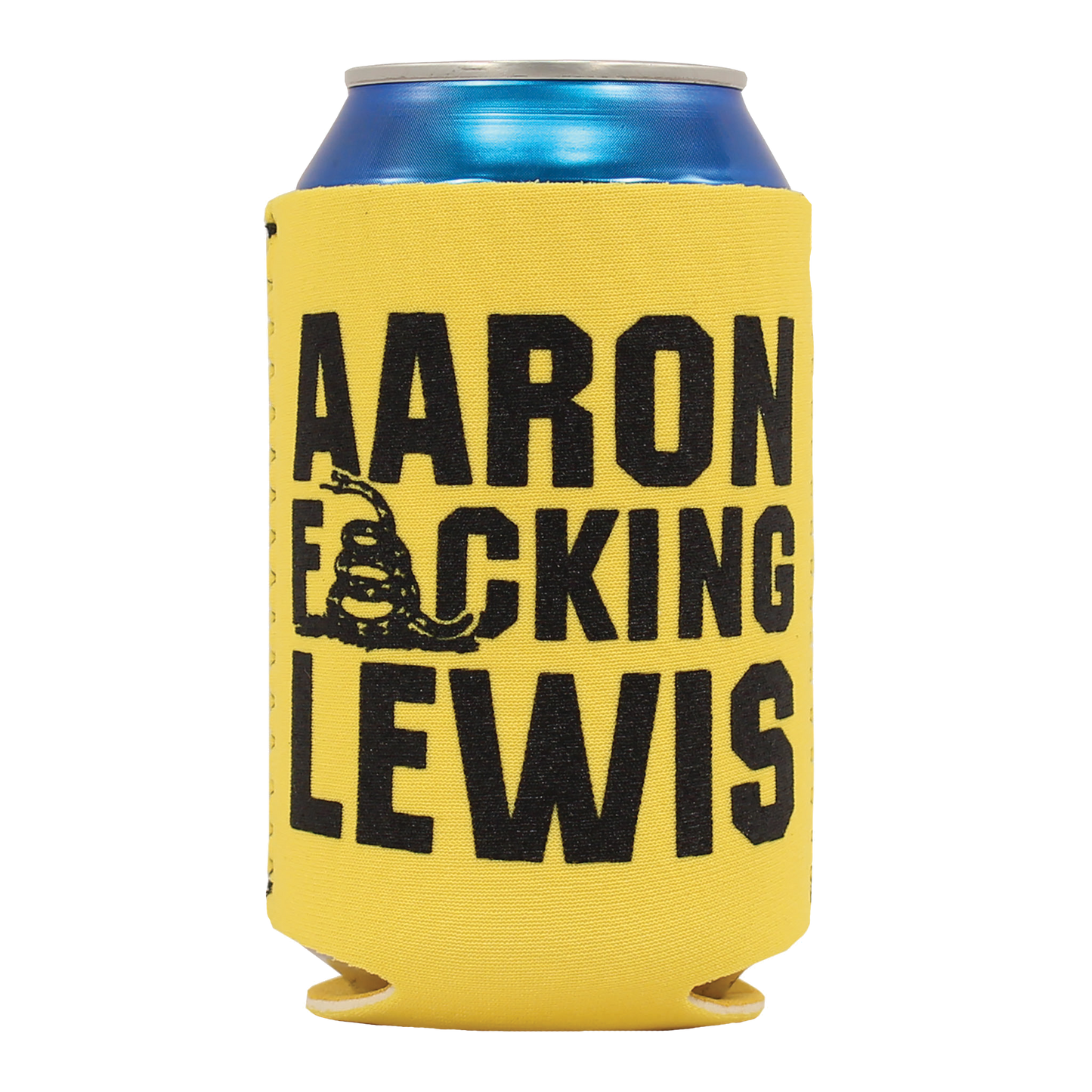 Aaron Lewis "Don't Tread On Me" Koozie (Yellow)